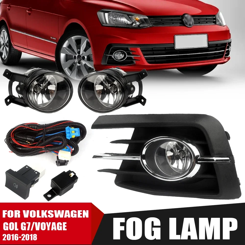 

Комплект обновления противотуманной фары переднего бампера для VOLKSWAGEN GOL G7 VOYAGE 2016 2017 2018, версия, дополнительный переключатель противотуманных фар + проводка