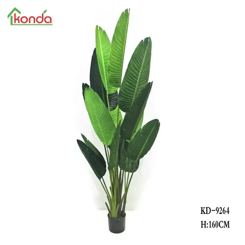 Decorative Artificial Banana Tree Bird of Paradise Plants for Pokok Pisang for Home Decor