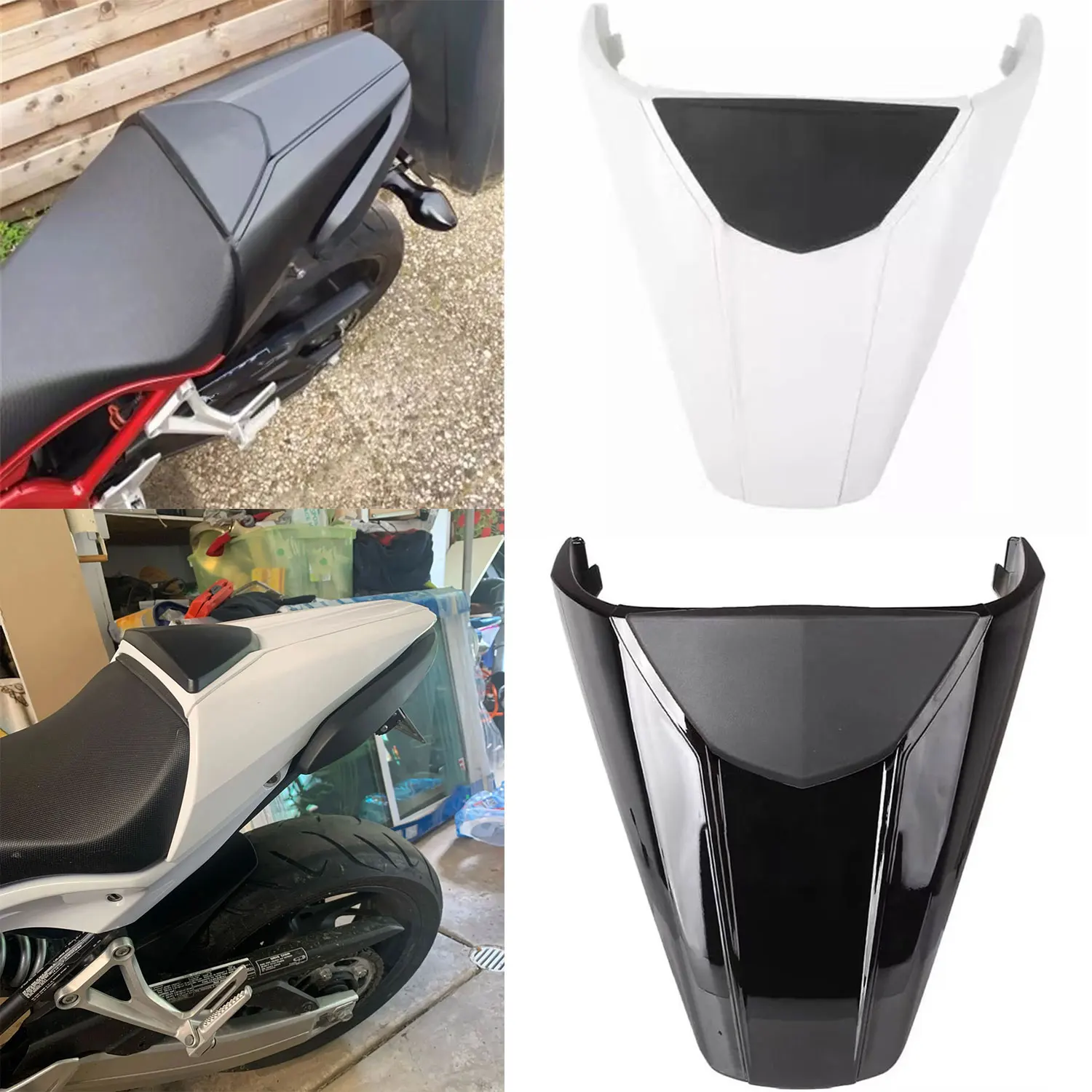 For Honda CB650F CBR650F CBR 650F CB 650F 2014 2015 2016 17 2018 Motorcycle Pillion Rear Passenger Seat Cowl Cover Hump Fairing