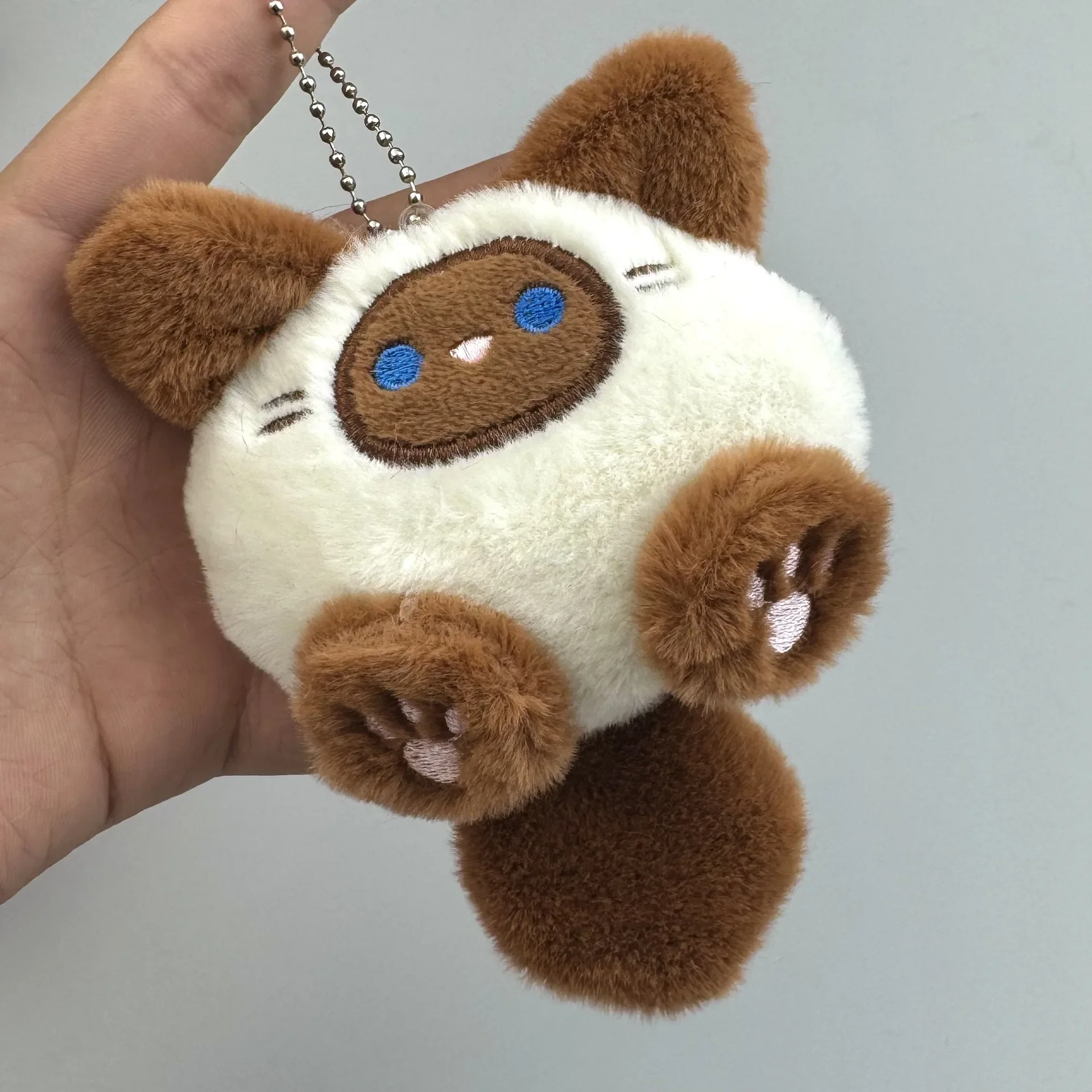 حار بيع شعبية لطيف القط أفخم قلادة عروسة كارتون ظهره المفاتيح قلادة أفخم الذيل القط الفتاة هدية