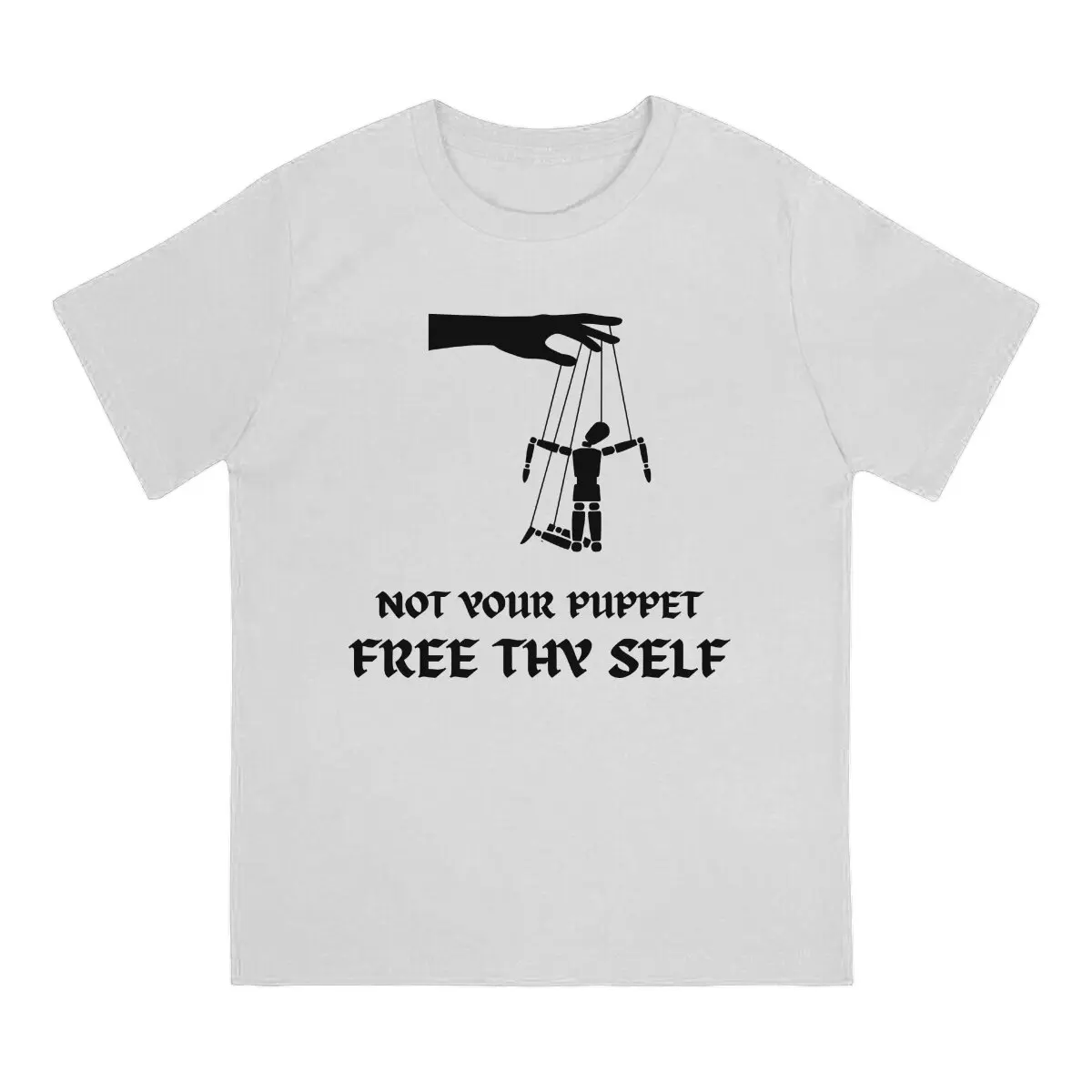 Free Thy Self Unique TShirt String Puppet Top Quality Creative Gift Clothes  T Shirt Short Sleeve Ofertas