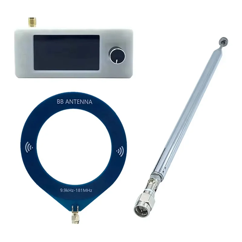 

A17Z SI4732 Портативное радио 0,5-108 МГц с 2 антеннами Вседиапазонный радиоприемник SW MW VHF Карманное мини-радио Белый