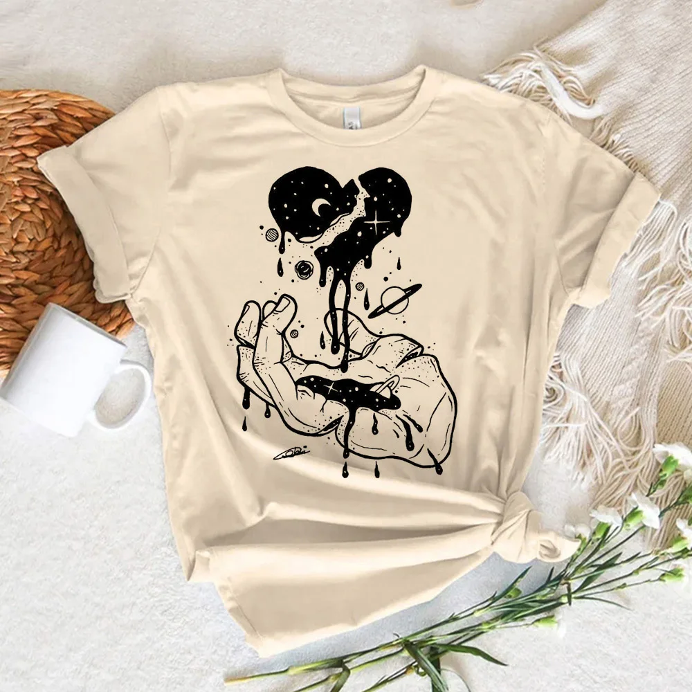 

Witch Tee women streetwear top girl anime comic clothes