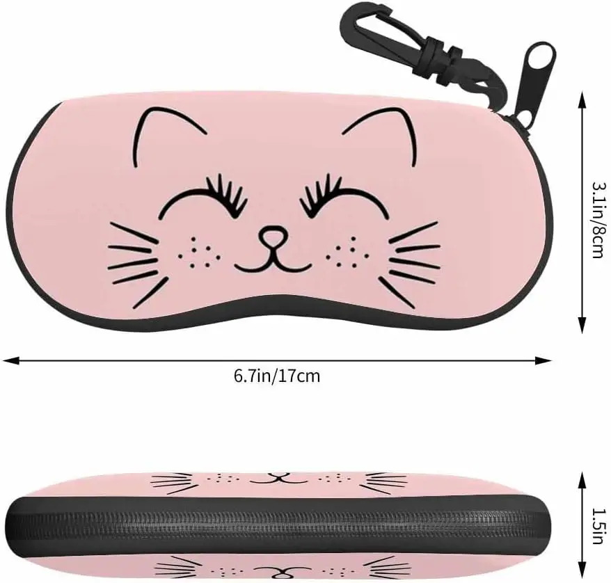 Brillen etui Leiterplatte ultraleichte Neopren-Sonnenbrille netui mit Gürtel clip, Lesebrillen etui für Frauen Männer