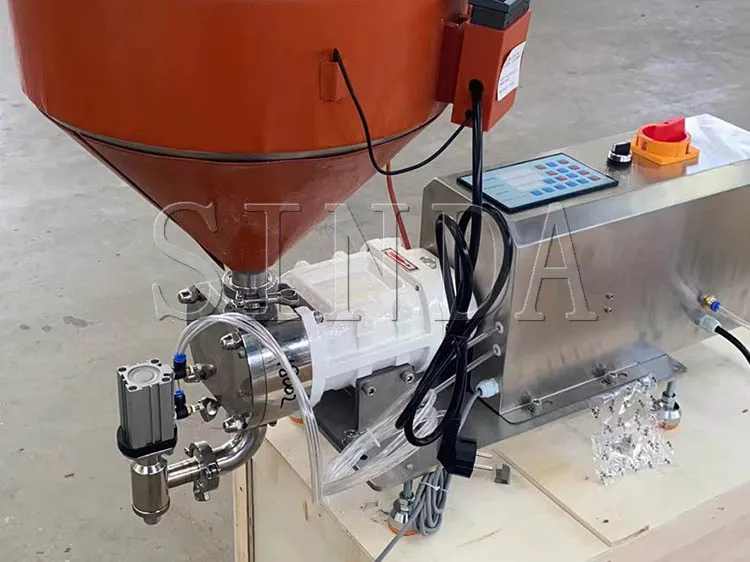 Positive Displacement High Pressure Food Stainless Steel Lobe Gear Machining Semi-Automatic Detergent Filling Machine Pump