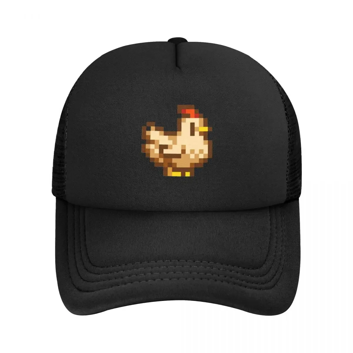

Сетчатые бейсболки Stardew Valley Chickens, модные бейсболки Snapback, дышащие повседневные бейсболки, уличные унисекс