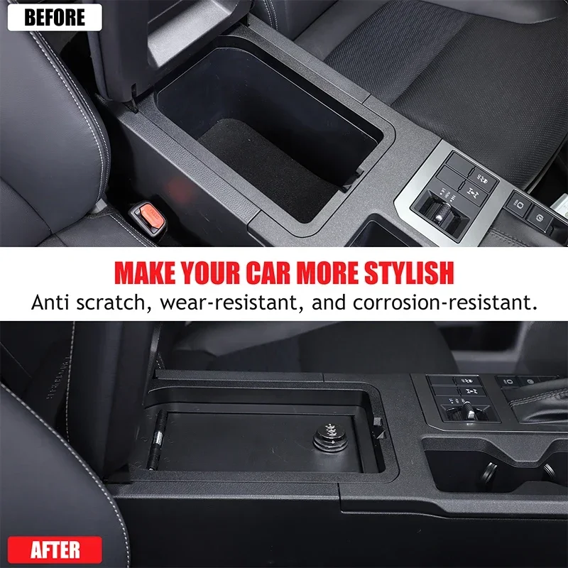 

Car armrest box Password Safe For Toyota Land Cruiser Prado LC250 2024 2025 Accessories Privacy Protection Tidying Security