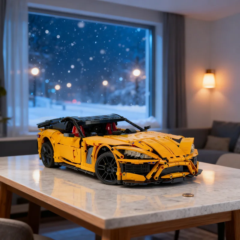 

3254 детали MOC Apricus V8: Техническая модель-конструктор, подарок для самостоятельной сборки, креативный коллекционный предмет, декор для дома и офиса, премиум-класс для взрослых и детей