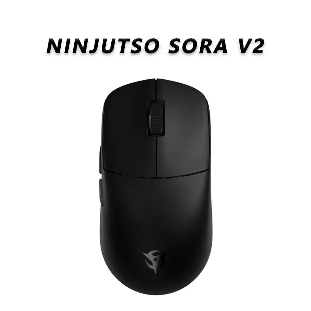 Ninjutso Sora V2 Mouse Wireless 2Mode Kit USB Mouse Lightweight Paw3395 Sensor Low Latency Light Weight Customized Gamer Mouse