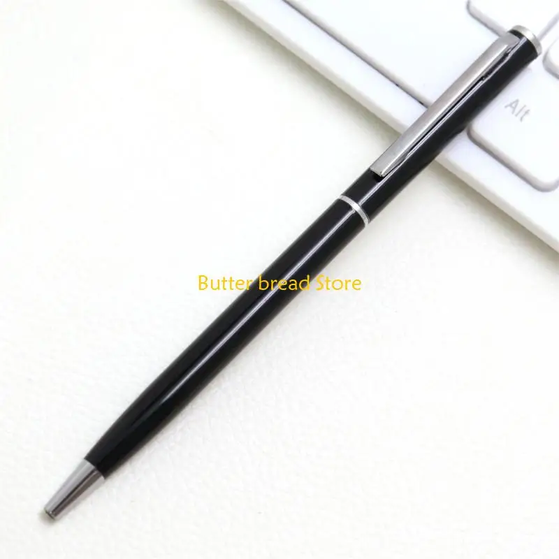 

W89C 6Pieces Metal Ballpoint Pen Twist to Open/Close Business Signing Pen Smooth to Write