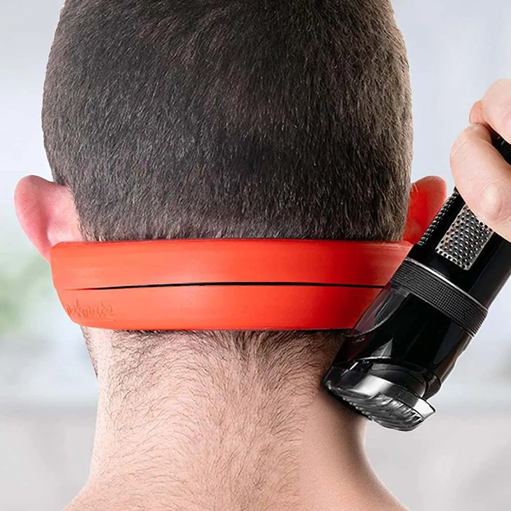 Neck Line Hair Styler Vorlage, verstellbarer Haarschneideanleitung, Salon-Haarschnitt-Anleitung, Ausschnitt-Rasierschablone, Friseur-Lineal-Werkzeug