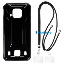 Suitable for Doogee S95 Pro Case + Ajustable Neck/Crossbody Lanyards and Spacers, Silicone TPU Cover with Soft