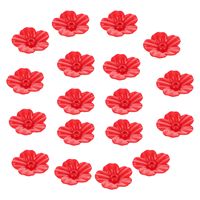 18 Pcs Bird Feeder Flowers Hummingbird Food Dispenser Plastic Bird Feeding Dispenser Pet Products Bird Cups Bottles Durable