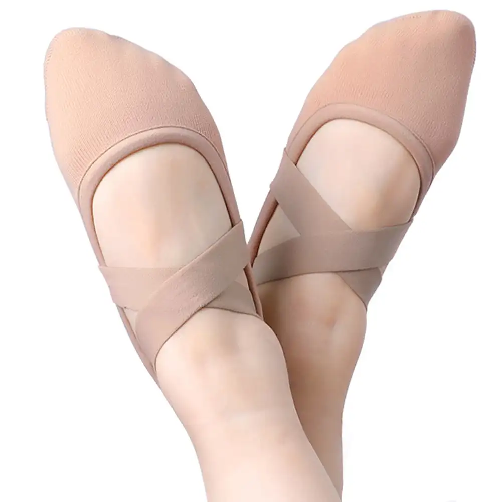 Women Ballet Shoes Dance Adults Children Ballet Slippers Soft Sole Professional Girlls Canvas Dance Training Shoes for Ballet