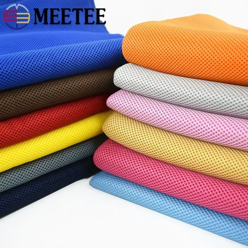 

50/100*150cm 3D Thickened 3 Layer Sandwich Elastic Mesh Fabric for Seat Cover Breathable Sport Shoes Bags Sofa Cloth Material