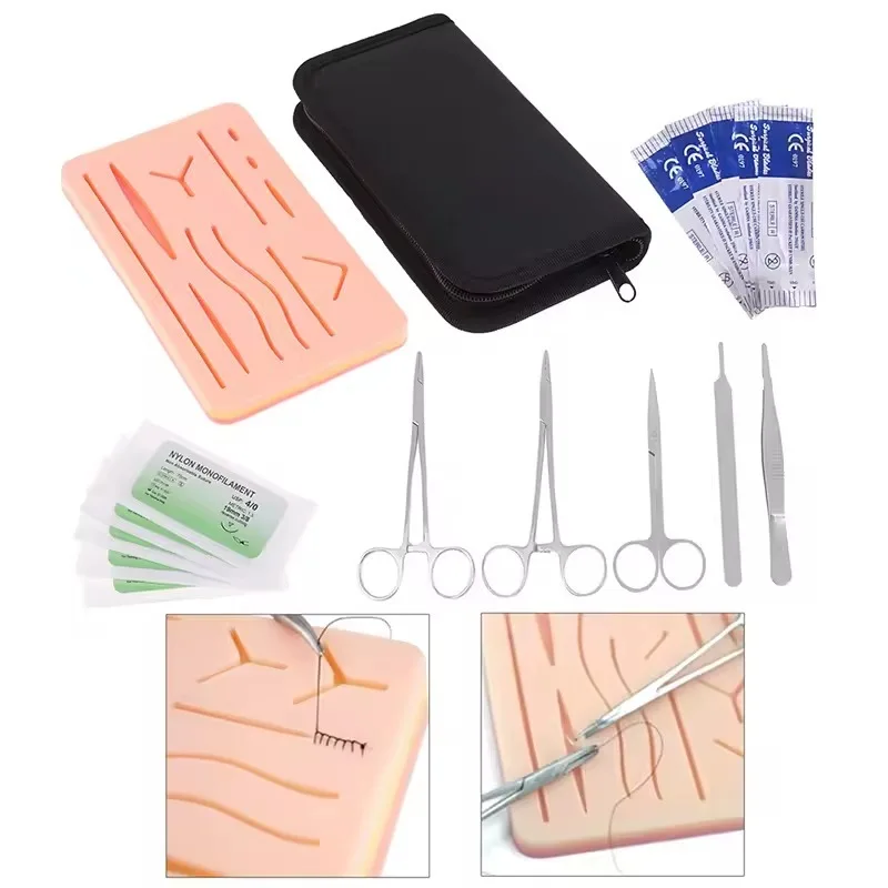 

Medical Science Aids Training Surgical Instrument Tool Kit/surgical Suture Package Kits Set for Student