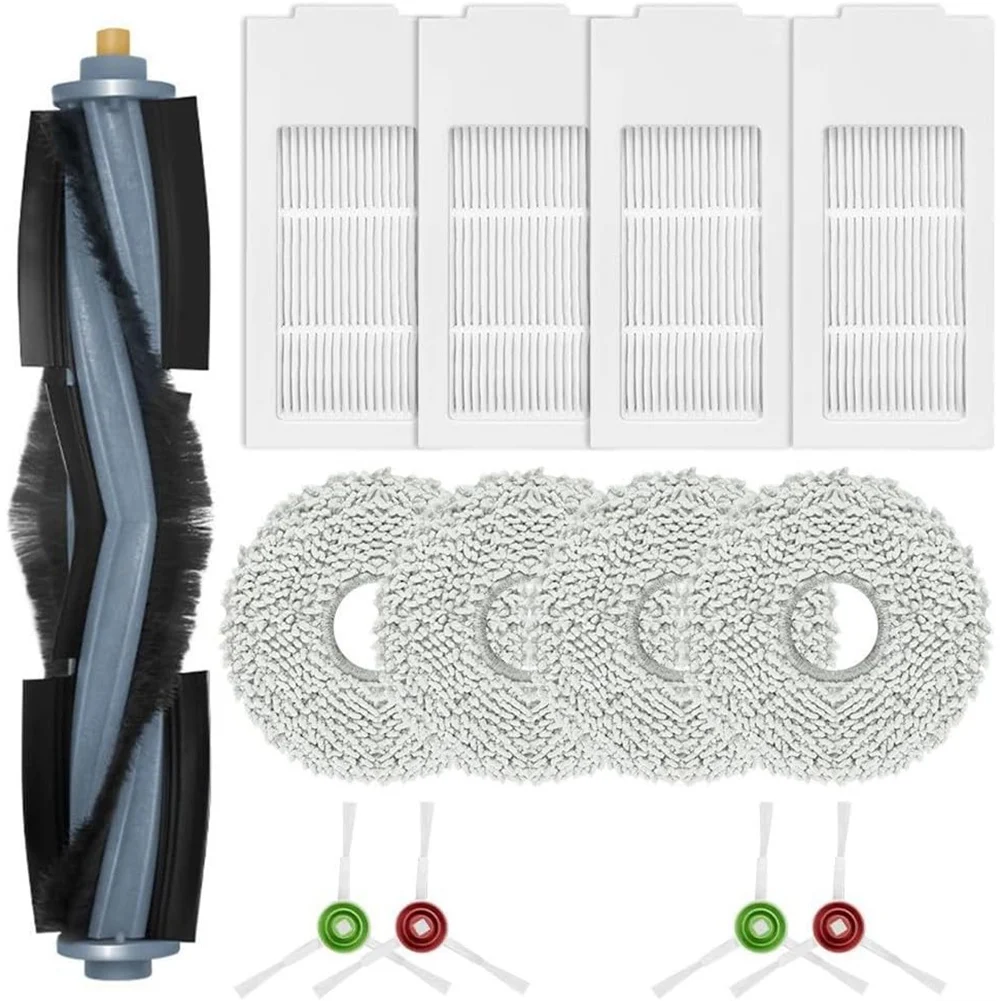 قطع غيار LECKL لأجزاء مكنسة Yeedi Floor 3 Station، فرش جانبية رئيسية، قماش ممسحة فلتر Hepa #3