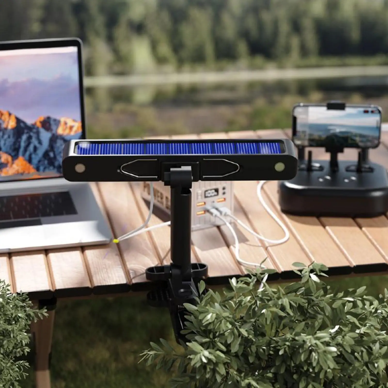 

Solar Lights Outdoor Clip Mount Adjustable Mode USB Rechargeable Sensor Outdoor Lights Solar Powered For Fence Garden Pathway