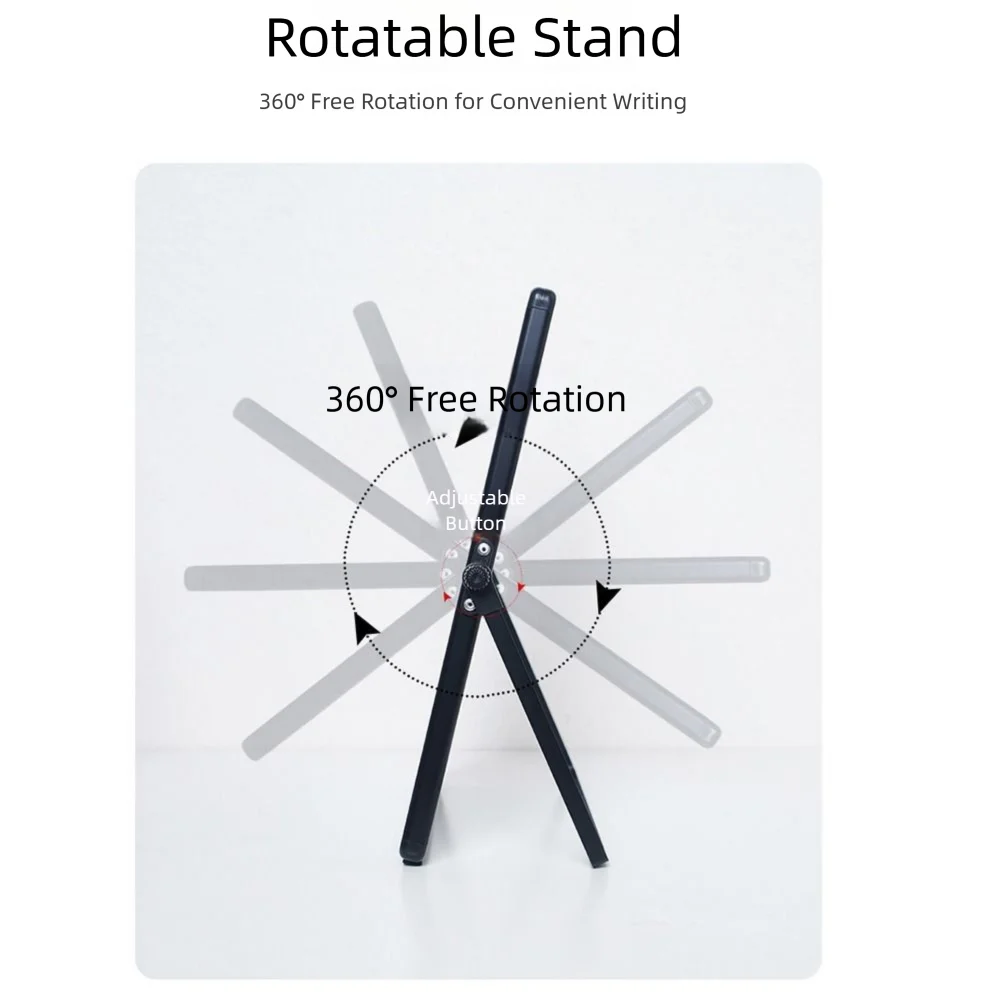 Magnetic Cork Message Board Rotate Stand Decorative Wall Mounted Memo Felt Board Hanging/Free Standing Metal Frame