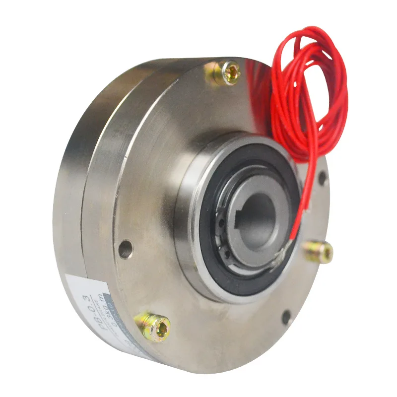 Thin hollow shaft magnetic powder brake Small electromagnetic powder brake hole tension controller Efficient heat dissipation