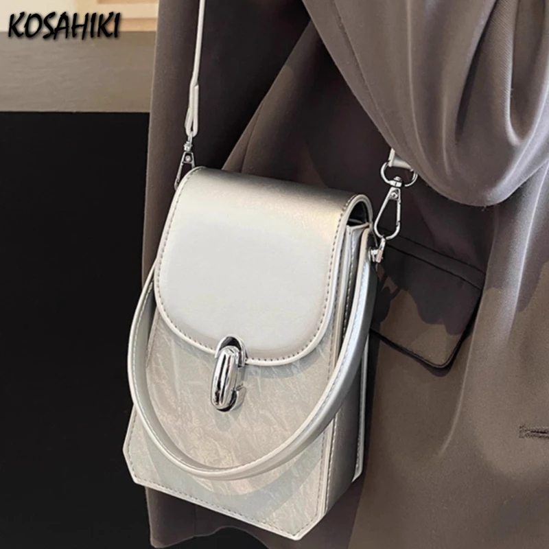 

2025 New Women Mini Cellphone Bag Vintage Casual All Match Purses and Handbags Streetwear Y2k Aesthetic Shoulder Crossbody Bags
