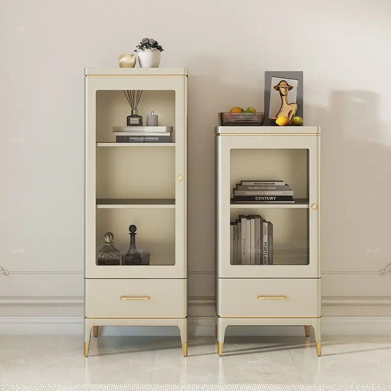 

Американский винный шкаф в стиле лайт-люкс, простой, для гостиной, из массива дерева, со стеклянной дверцей, напольный, от пола до потолка, прикроватный тумба под телевизор.