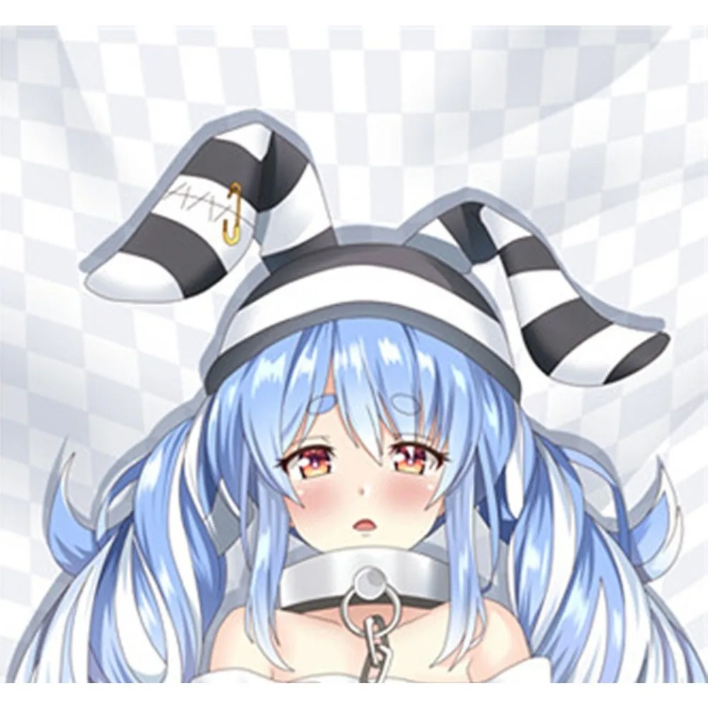 Usada Pekora Anime Print Body Pillow Cover Customized Cushion Case For Anime Fans