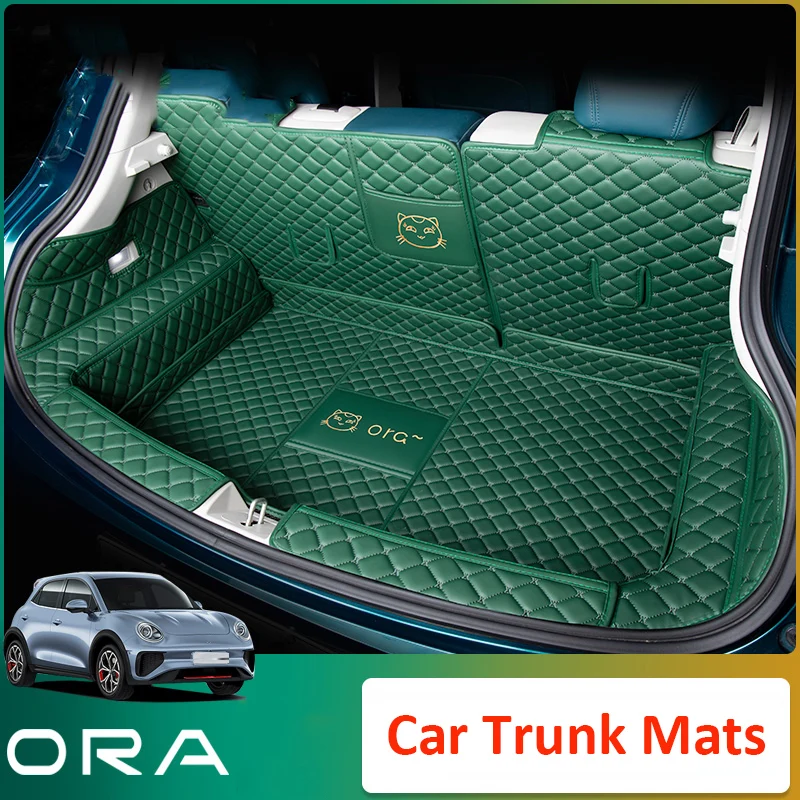 For GWM ORA Good Cat Funky Cat 2021-2023 Car Trunk Mats Cargo Liner Anti-Dirty Protection Cover Pads