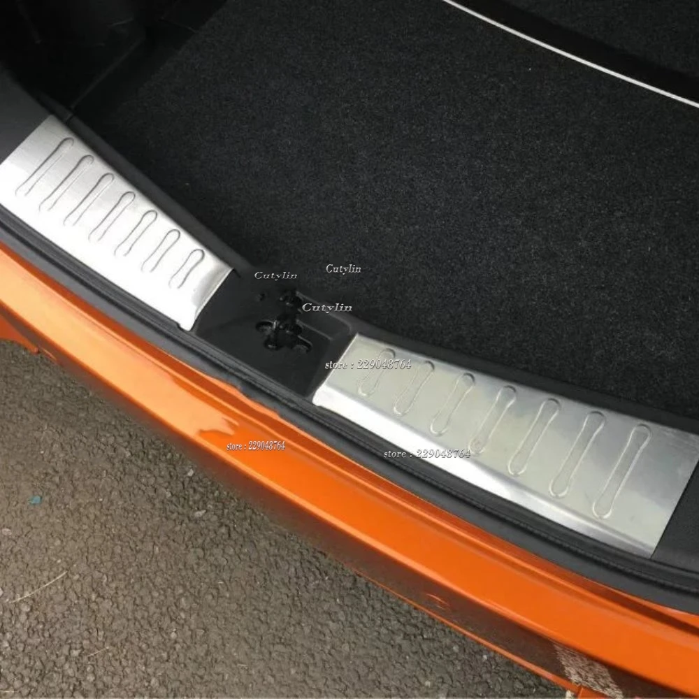 For Nissan Note E12 E-power 2016-2019 Stainless Steel Car styling Inner Rear Bumper Protector Sill Trunk Tread Plate Trim 2pcs