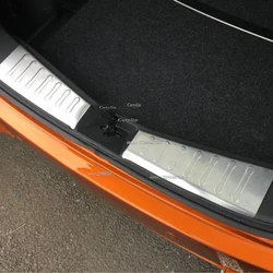 For Nissan Note E12 E-power 2016-2019 Stainless Steel Car styling Inner Rear Bumper Protector Sill Trunk Tread Plate Trim 2pcs