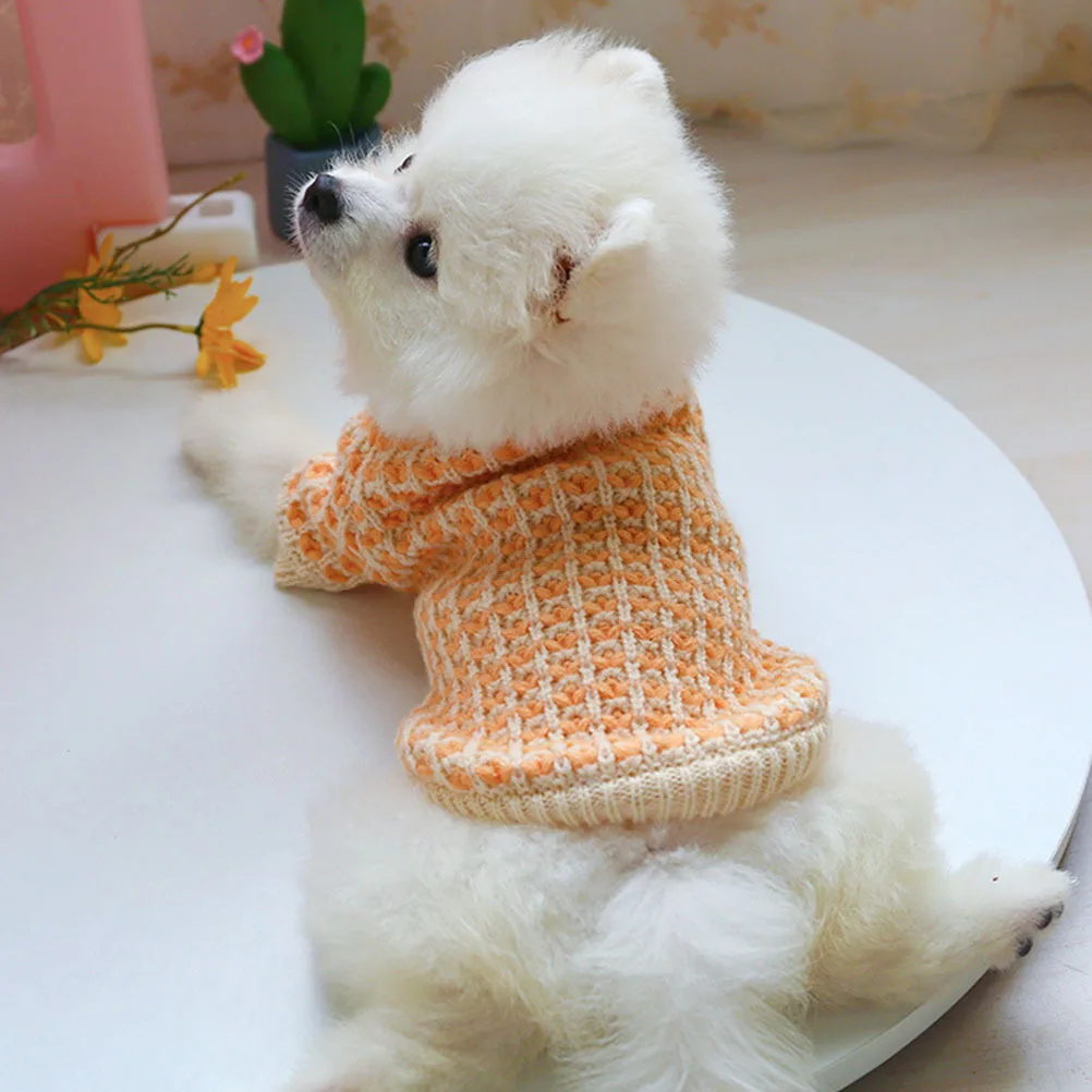

Warm Puppy Dog Sweater Adorable Pet Clothing Stylish Winter Dog Costume Comfortable Warm Clothes for Small Medium Pets