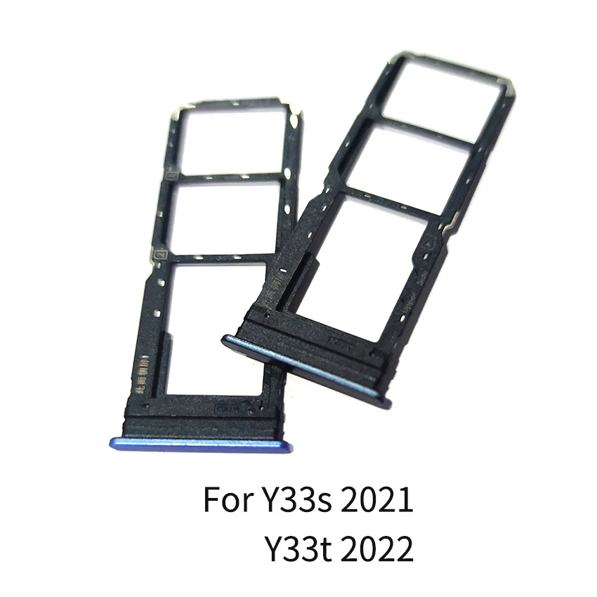 For Vivo Y33s 2021 / Y33t 2022 / Y33s 5G SIM Card Tray Slot Holder Adapter Socket Repair Parts