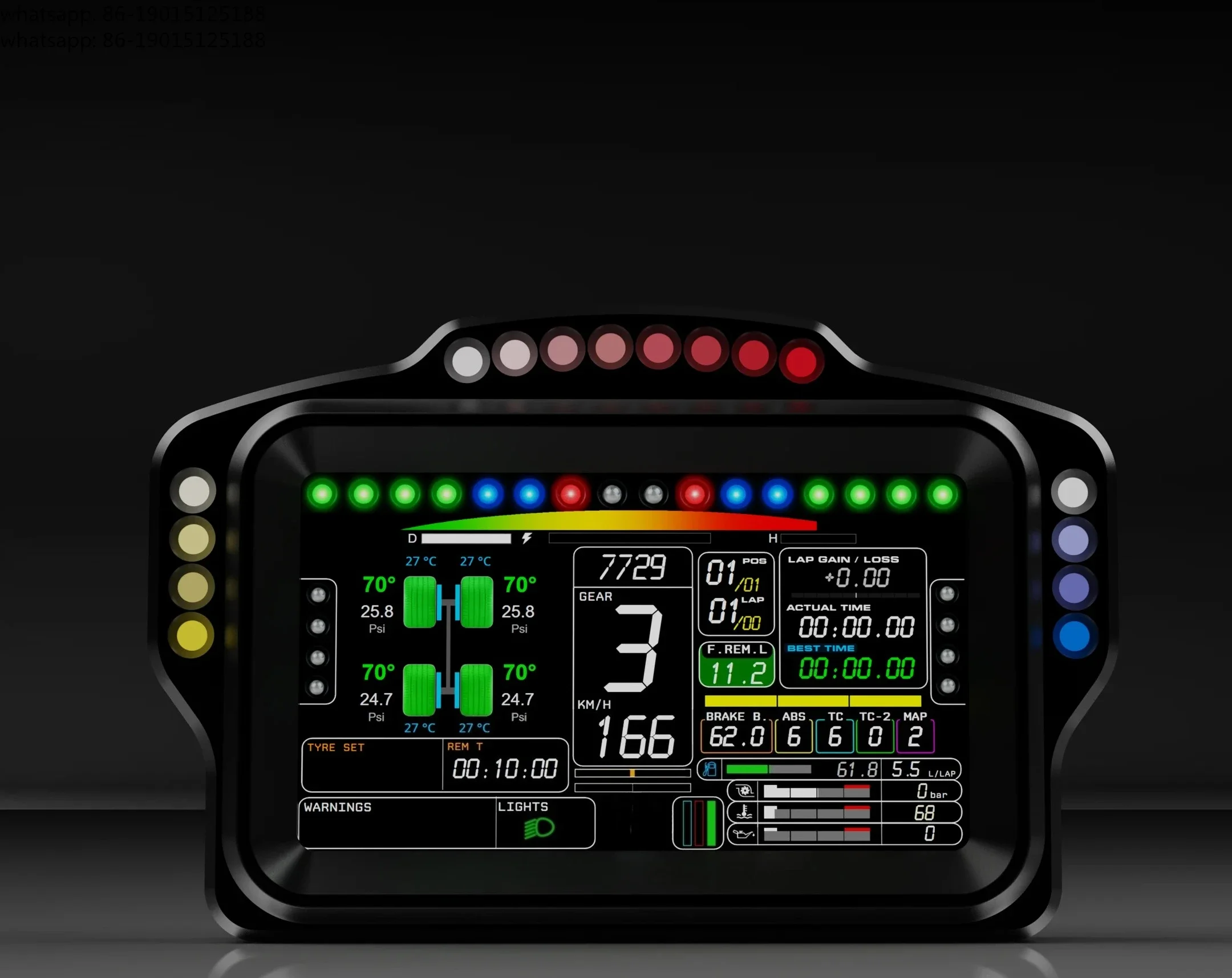 New 2026  DV480 PRO Simulated Racing Dashboard DH480 Gaming Steering Wheel Dashboard