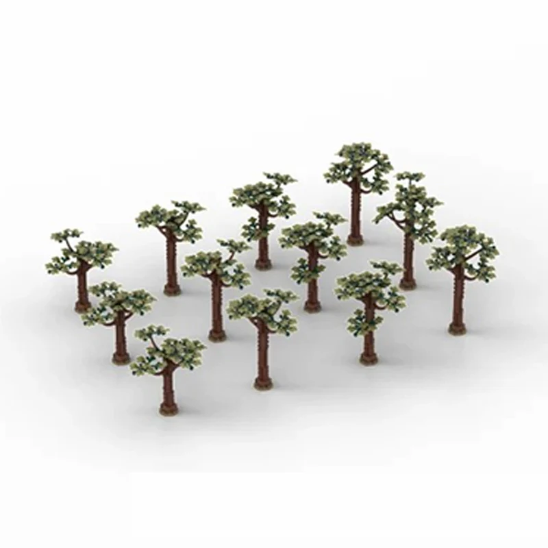 Creators Plant Series Model MOC Building Bricks Green Small Thicket Modular Technology Gifts Holiday Assemble Children Toys Suit