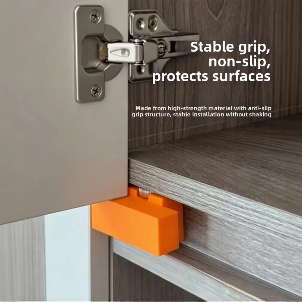 Precision Cabinet Door Alignment Device with Engineering Plastic Housing and Consistent Clamping Force Distribution