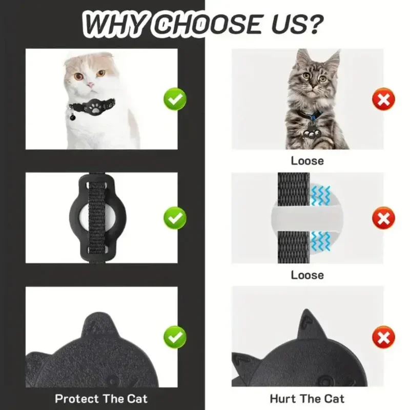 （Apple Dedicated）Multifunctional Pet Smart GPS Trackers Cat Trackers GPS Collar Pet Kitten GPS Collar Pets Accessories