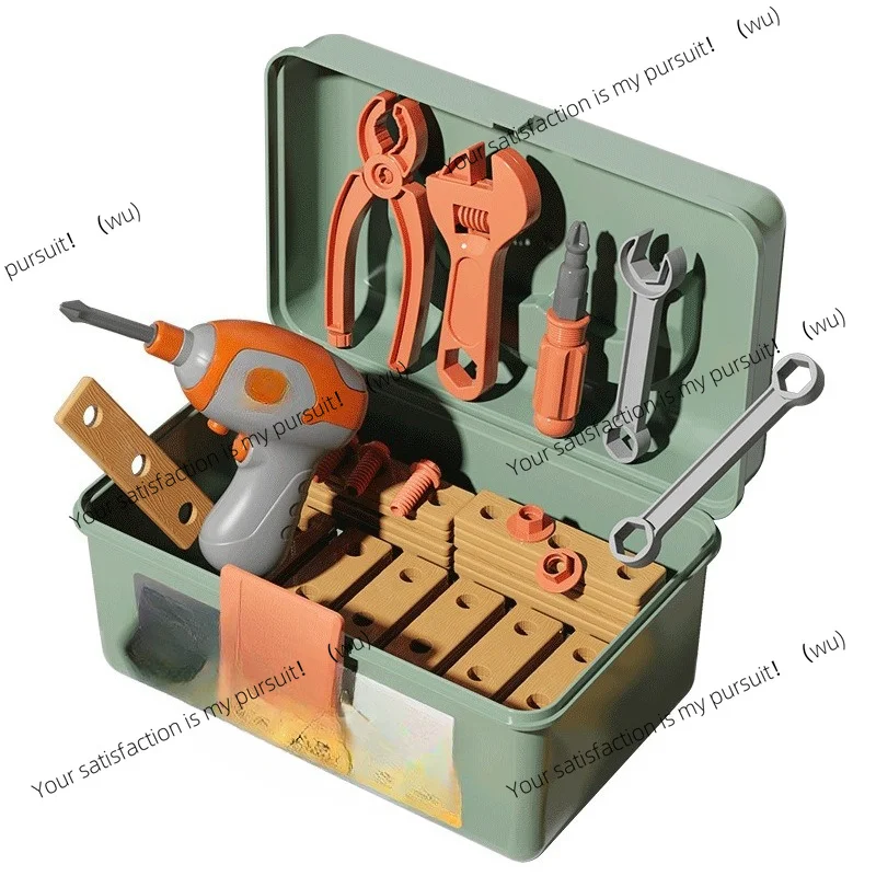for Kids DIY Assembly Toolbox Toy Set Simulation Disassembly Repair Screwdriver Pretend Play Educational Toy