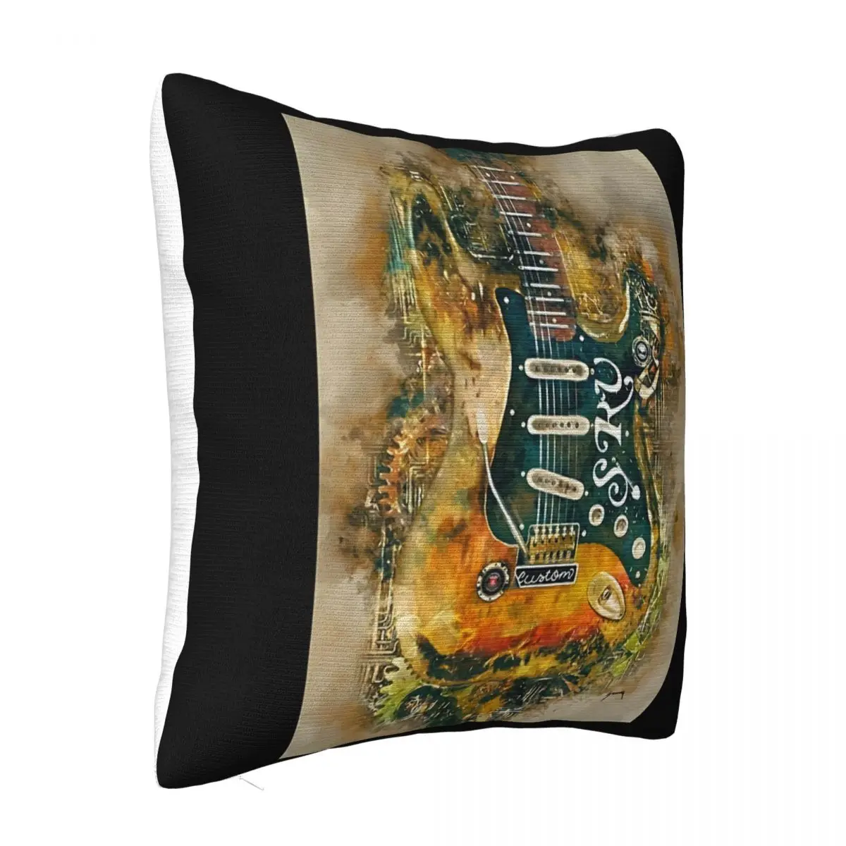 Stevie Ray Vaughan39S Unisex Guitar Music Music Costume Electricity Customized Pillow Case