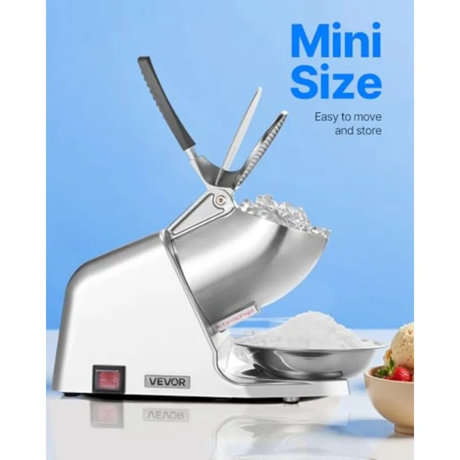 dual blade ice crushing system
