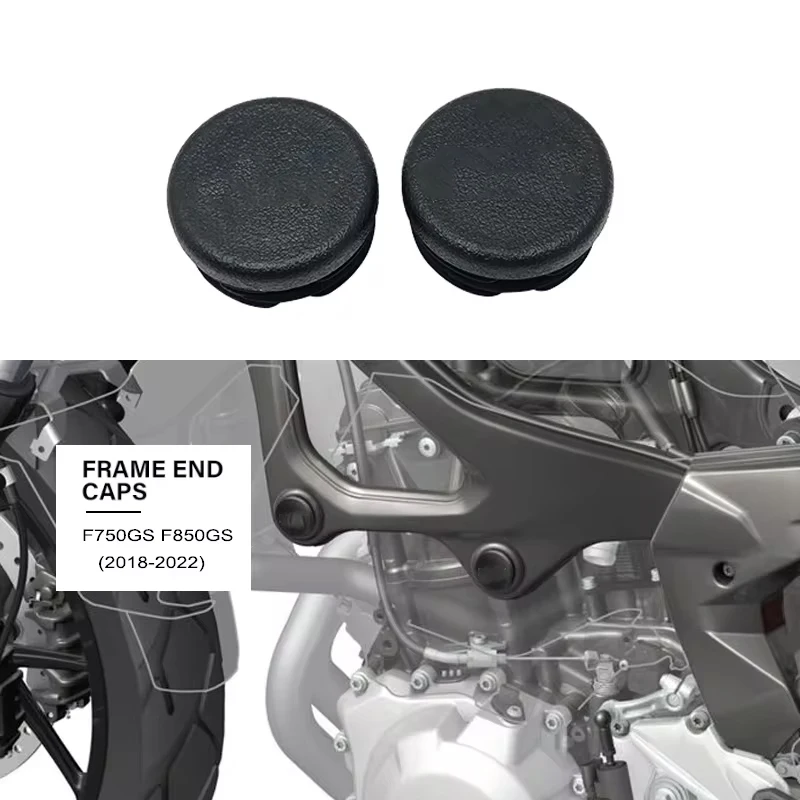 2PCS Frame Hole Cover Caps Plug Decorative Frame Cap Set For BMW F750GS F850GS F750 GS F 850GS F850 GS 2018-2023 2020 2021 2022