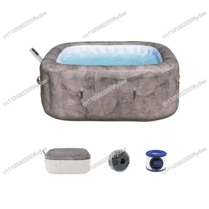 Eco-friendly PVC Inflatable Bathtub Portable Multifunctional Accessories with Cover Adult Outdoor Activities