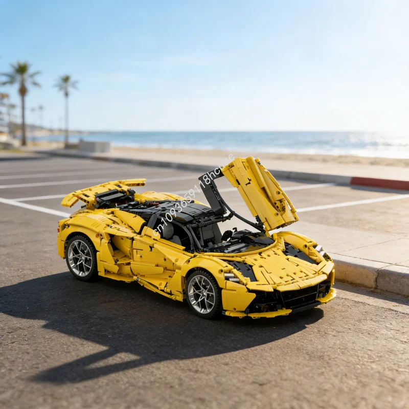 3715pcs MOC Technical Lotus Evija 1 8 RC Model Building Blocks Toys Construction Christmas Gift Assemble Creative Idea Education