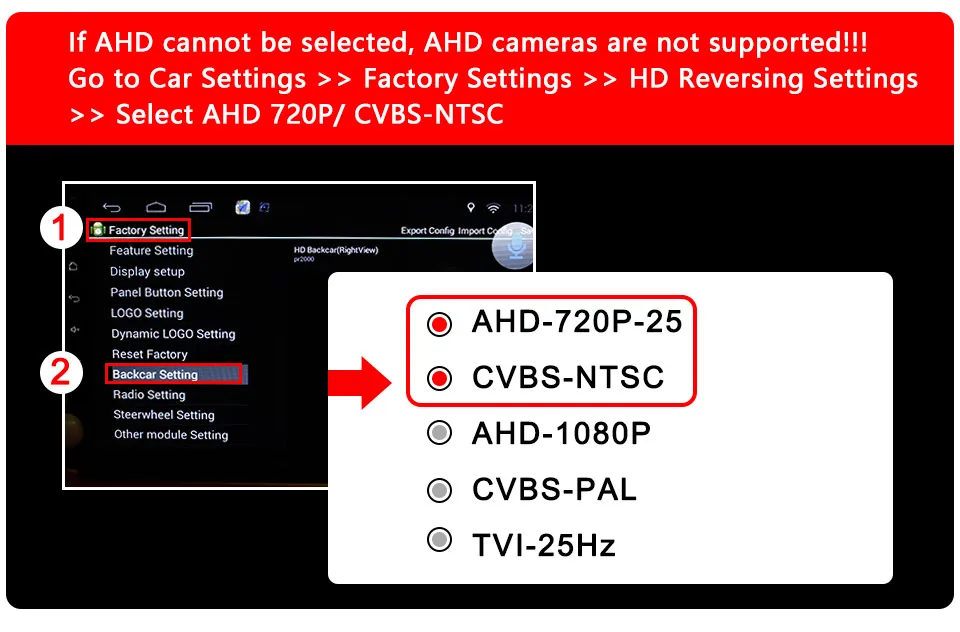 AHD 1080P Auto Rückansicht Kamera für Opel Astra H J Corsa Meriva Zafira Insignia FIAT Grande CCD Reverse dynamische Flugbahn Kamera – Detail 7