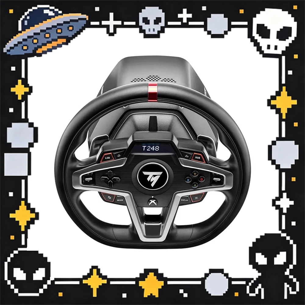

Игровой руль-симулятор THRUSTMASTER T248X с динамической силовой обратной связью и гибридной системой привода, магнитные педали с функцией сопротивления