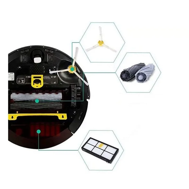 【COMELY】قطع غيار لسلسلة Irobot Roomba 900 800 960 980 981 985 860 805 870 871 880 890 ملحقات المكنسة الكهربائية #5