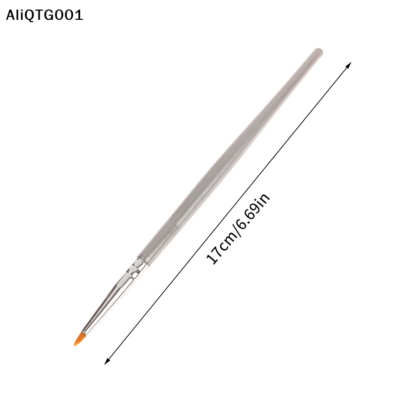 Precision Fine Angled Eyeliner Brush Gel Eye Liner Tool with Synthetic Bristles Ultra Thin Slanted Flat Angle for Eye Makeup