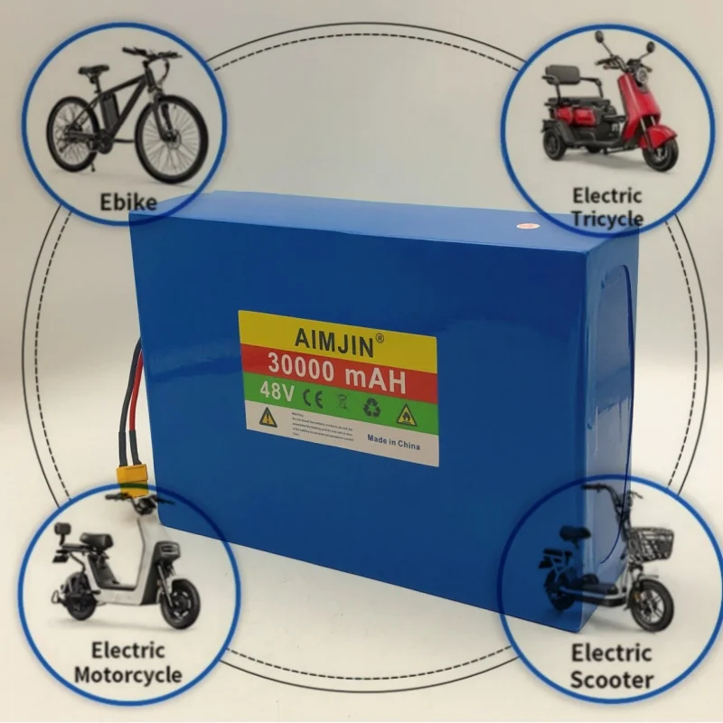Batteria al litio ad alta capacità 48V 30Ah 13 s8p per Scooter motorizzato utilizzare il modello di batteria per aerei utensili elettrici Cartssolar Ene
