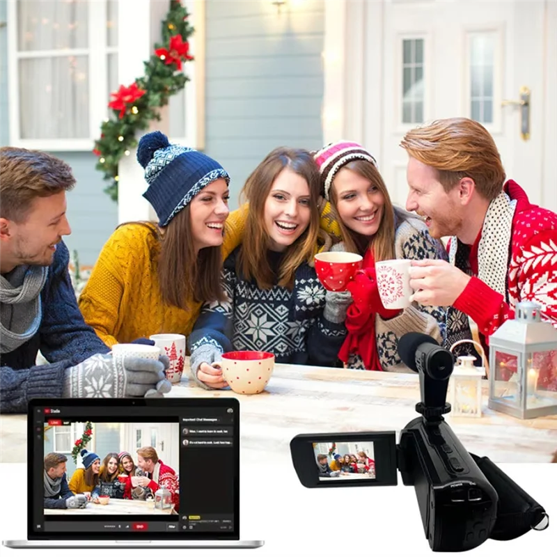REPLA-Digital Camera With External Microphone 16MP Digital Camera Digital Camera For Family Photography