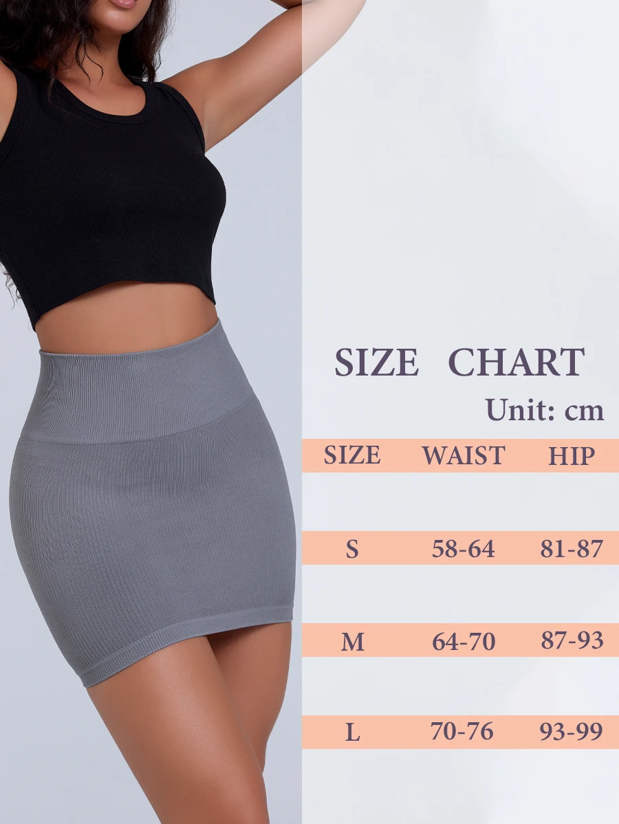 Women Ribbed Sexy High Waist Mini Slim Skirt,Versatile for Office Pencil Skirt Solid Color Soft Stretchy Short Skirt All-Season - Image 6