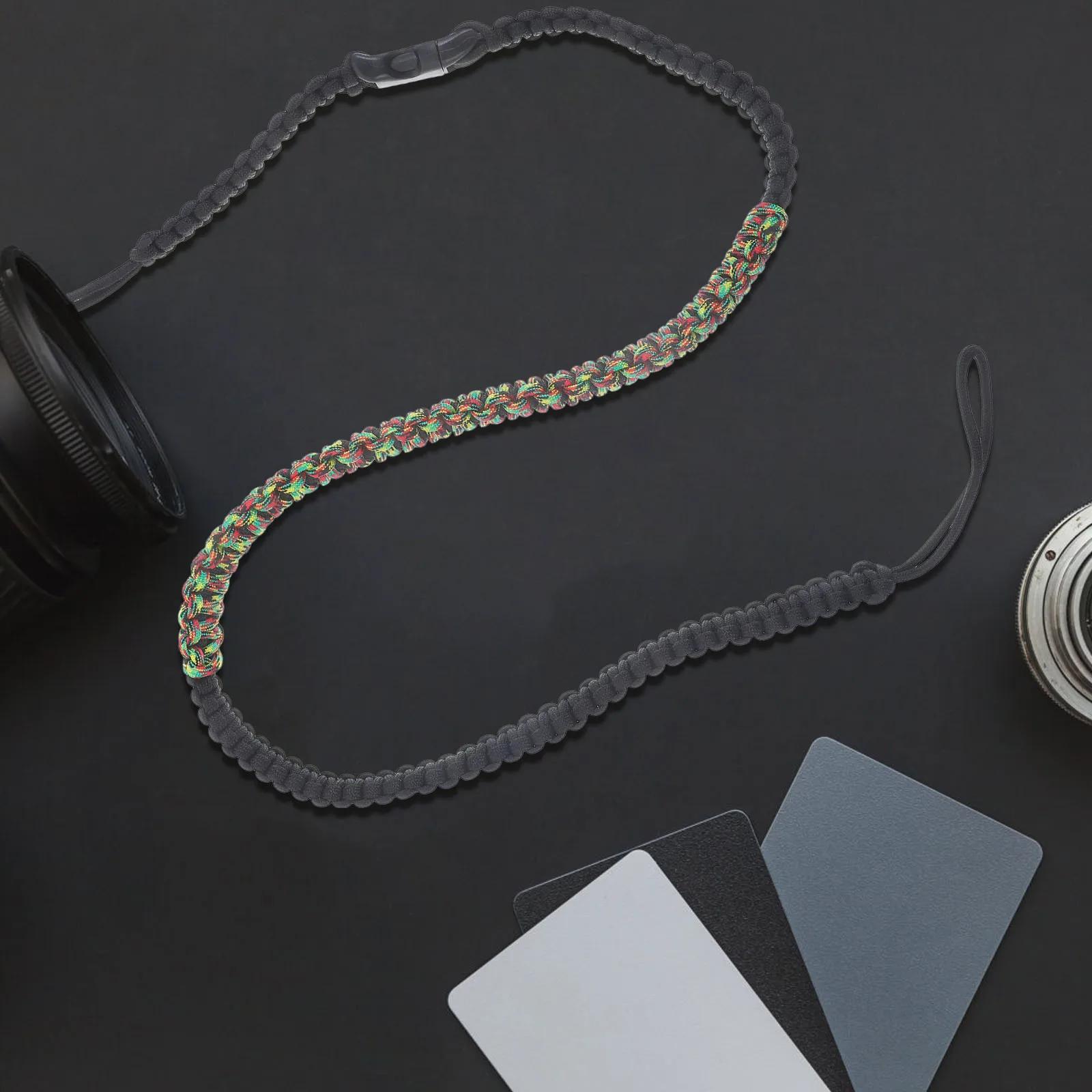 

Adjustable Elastic Camera Neck Strap High-Grade Material Fashionable Bright Color Durable Comfortable Use for Photography